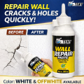 Dr. Teny Wall Repair Paste 300ml – Crack Filler, Hole Repair Cream (White & Off White) with Scraper Tool | Easy DIY Wall Fix Solution.
