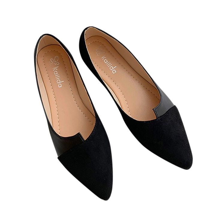 Spring%20And%20Summer%20Single%20Shoes%20Women%20Splice%20Color%20Flats%20Fashion%20Pointed%20Toe%20Ballerina%20Ballet%20Flat%20Slip%20On%20Shoes%20Slippers%20-%20Image%206