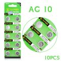 AG 10/ LR1130H / 389A Button cell Alkaline Battery-10pcs. 