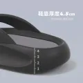 Paul Frank Flip-Flops Men's Thick-Soled Summer Outerwear 2024 New Internet Celebrity Non-Slip High Sense Bathroom Slippers Men. 