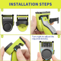 Guide Comb Skin Guards Black PC TPU for Philips One Blade QP2520 QP2530 QP2630 QP2620 Electric Trimmer Shaver.