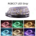 SMD 5050 RGB LED Strip Waterproof 5M 300LED DC 12V 24V CCT RGBCCT RGBW RGBWW WHITE WARM WHITE Fita LED Light Strips Flexible-BLUE-IP20 Non -12V-.