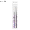 Myyeah 3Pcs/Set Nail Art Acrylic Handle French Lines Stripes Liner Painting Brush Flower Pattern Design Drawing Pen Manicure Tool. 