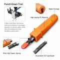Network Tool Kit, ZoeRax RJ45 Crimp Tool kit Pass Through Crimper RJ45 Crimping Tool, Cable Tester, Punch Down Tool, Stripper.