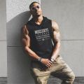 Muscleguys Liftwear Sleeveless Shirt with hoody Brand gyms Clothing Fitness Men Bodybuilding stringer tank tops Hoodies singlets. 