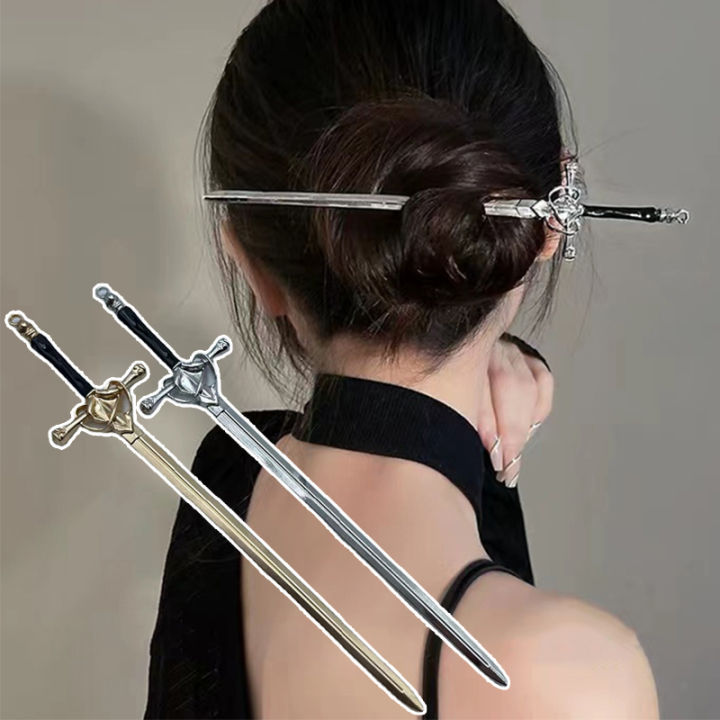 Punk%20Metal%20Hairpin%20Chinese%20Simple%20Hair%20Sticks%20for%20Women%20DIY%20Hairstyle%20Design%20Tools%20Accessories%20-%20Image%202