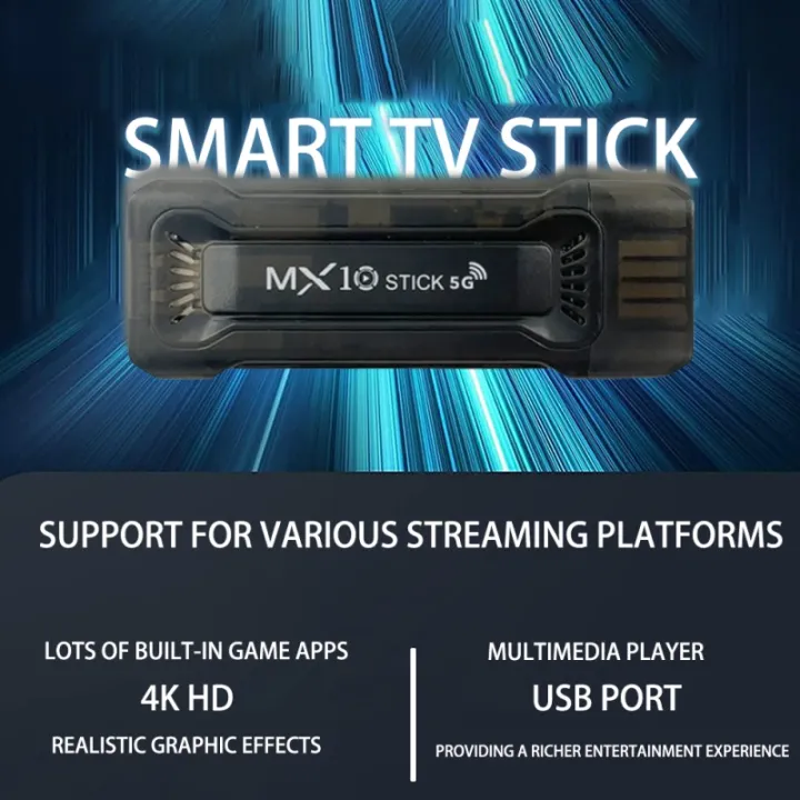 Android%2011%20OS%20MX10%20TV%20stick%20HDR%20set%20top%204K%201080p%202.4g/5G%20WiFi%20smart%20TV%20sticks%20for%20Google%20YouTube%20Netflix%20network%20media%20player%20-%20Image%202