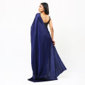 Japanese Soft Silk Saree for Women in Blue-Color - A Stunning Saree Choice - Suitable for All Season and Occasions -Perfect Casual Wear. 
