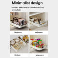 Qiunery Pull Out Cabinet Organizer, Pull Out Organizer With Nano Adhesive, Slide Out Pantry Shelves, Kitchen Cabinet Pull Out Shelves For Bathroom, Office. 