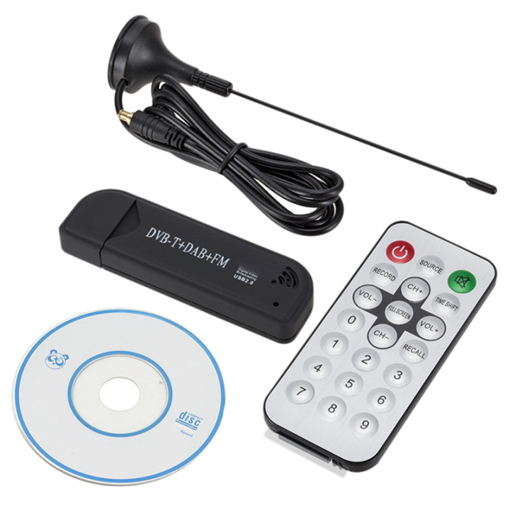 USB2.0 FM SDR Dongle Digital TV Tuner Stick Receiver for Real-Time Recording and Playback, Easy to Use Fine Workmanship