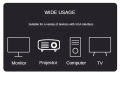 Standard VGA Cable 1.5M or 5Ft (Male to Male).