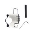 Universal Handlebar Fixed Anti-theft E-Bike Motorcycle Scooter Electric Bicycle Security Helmet Password Lock Cycling Supplies. 