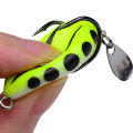 Umpan Katak 4cm/5.6g Soft Frog Fishing Lure Mini Soft Lure Double Hooks Top Water Ray Frog Artificial Bait Eatop. 
