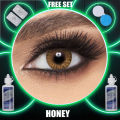 Freshlook Honey contact lens full set. 