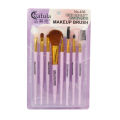 Make up Brushes Foundation Brush Cosmetic Set Kit Tools Eye Shadow Blush Makeup Brush - 8Pcs. 