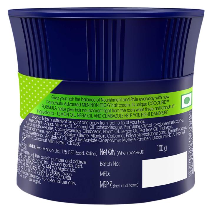 Parachute%20Advansed%20Hair%20Cream%20For%20Men,%20100ml%20%7CAnti%20Dandruff%20%7CHair%20Cream%20After%20Shower%20%7CNon%20Sticky%20Oil%20Replacement%20Hair%20Cream%20SAB%20-%20Image%205