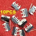 10PCS - 1A Limit Switch 3 Pin 1A 125VAC SPDT 3 Pin 13mm Long Straight Hinge Lever Arm Switch Micro Limit Switch Momentary Push Switch For 3D Printers CNC Machine DIY. 