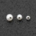 3Pcs 18G Bar 3/4/5mm White Pearl Labret Piercing Jewelry Lip Ring Nose Piercing Labret Stud Tragus Helix Earrings Conch Piercing.