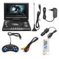 7.8 Inch TV Home Car DVD Player with TV/FM/USB/Game Function-EU Plug. 