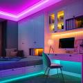 LED Strip Lights RGB Waterproof Flexible Ribbon DC Tape Diode Bedroom Decoration Led Light 5m/16 feet. 