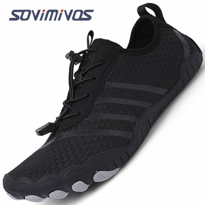Men's Cross-Trainer | Barefoot Minimalist Shoe | Zero Drop Sole | Wide Toe Box Women Upstream Swimming Shoes Beach Slippers
