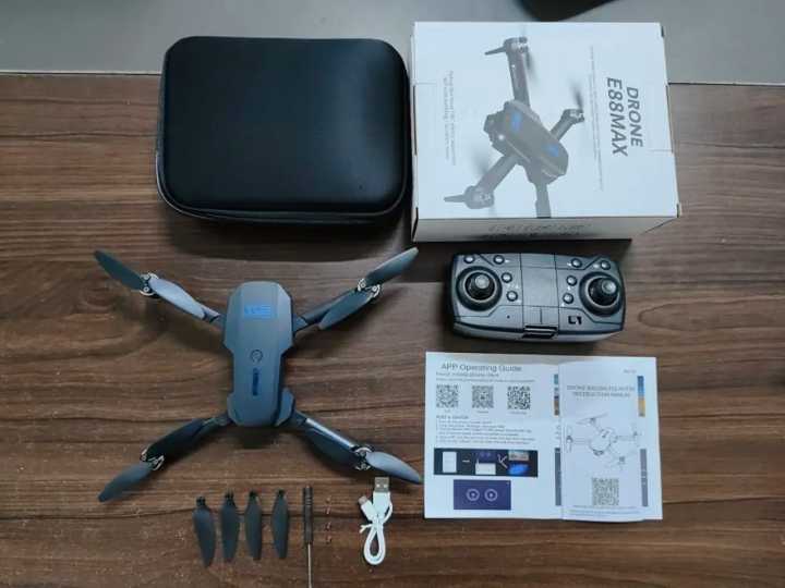 E88 Max Brushless UAV Mini Drone Camera 4k Aerial Photography Quadcopter Optical Flow Positioning Remote Control Beginner Drone