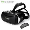 VR Shinecon Smart VR BOX 3D Glass with Bluetooth Remote Controller-Black.