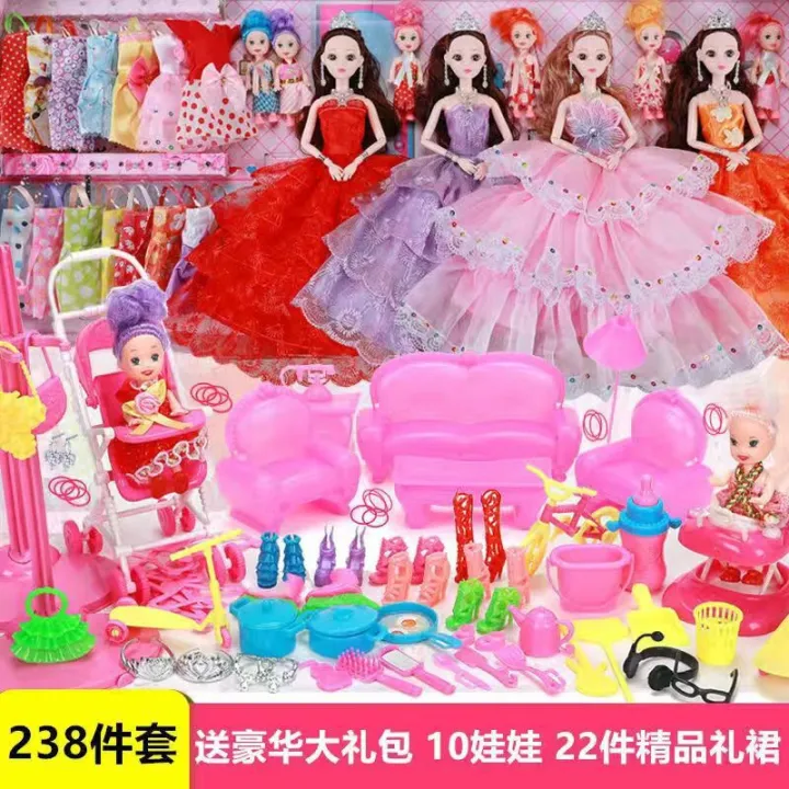 30cm%20large%20size%20Yangtongle%20Barbie%20doll%20set%20girl%20princess%20kids%20toy%20single%20birthday%20cloth%20-%20Image%203