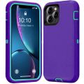 3 IN 1 Heavy Duty PC+TPU Rugged Phone Case For iPhone 15 14 12 11 Pro Max 13 Mini X XS Max XR 7 8Plus Shockproof Case Covers.