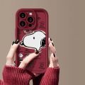Big Head Snoopy Cartoon Phone Case For IPhone 16 15 14 13 12 11 Pro Max Mini XR XS X 7 8 Plus Soft TPU Back Cover. 