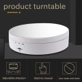 360 Degree Round Rotating Turntable Display Stand Photography Accessories Studio Photo Background Stand New(White). 