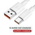 USB Type C Cable 7A Fast Charging Wire Mobile Phone USB C Cable For Xiaomi redmi Samsung Huawei Andriod Type C Data Cable Cord. 