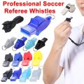 Professional Soccer Referee Whistles Outdoor Survival Plastic Whistles Sports Mini Whistle For Football Basketball Competition. 