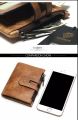KAVI'S Brown Cow Leather Premium Quality Long Lusting Wallet For Men. 