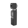 PULUZ 2 in 1 Diamond Texture Soft Silicone Cover/ Case Set for DJI OSMO Pocket- Premium Quality Soft Silicone Case for DJI OSMO Pocket (Black Color)- Only Case. 