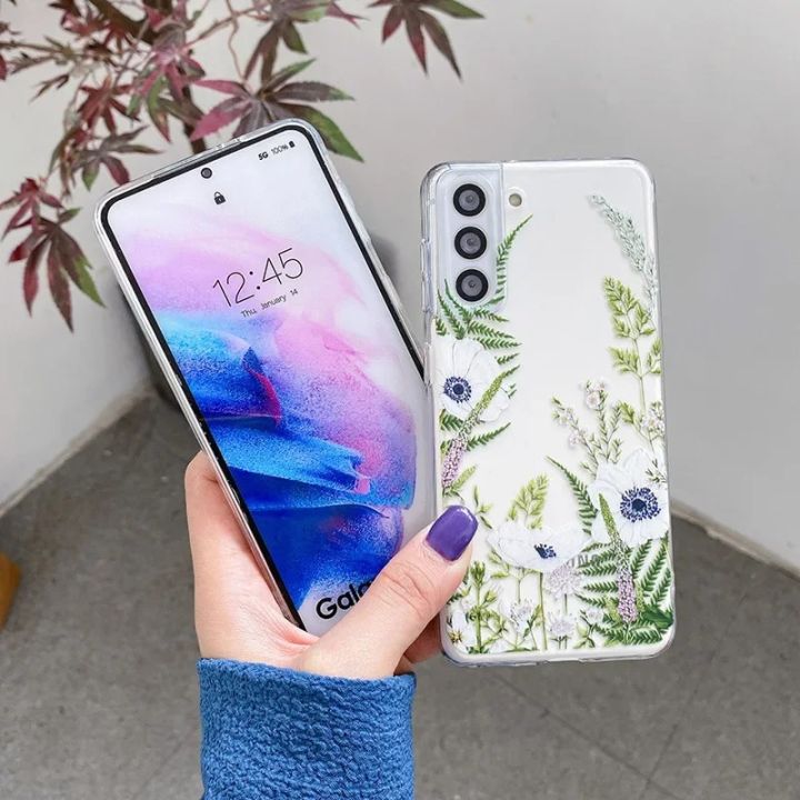 Cute%20Flower%20Painted%20Phone%20Case%20for%20Samsung%20S24%20S22%20S21%20S20%20FE%20Ultra%20Clear%20Silicone%20Cases%20for%20Samsung%20Galaxy%20S23%20Plus%20Ultra%20Shell%20-%20Image%204