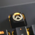 Dropshipping DB / Overwatch Artisan Custom ESC Keycap Alu Alloy Keycaps for Mechanical Keyboard STEAM R4 Height Stereoscopic. 