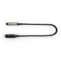 Gooseneck XLR Light 12 Volts 18 inches LED Console Lamp for Mixers (4PIN 12V XLR). 