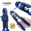 MX-3002 crimping tool RJ45 Network Ethernet Lan Cable Crimping Pliers Portable Wire Stripper Crimping Tool Multifunctional for Cat5 Cat6 Ethernet Cable Crimper for RJ45 Connector. 