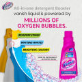 Vanish All in One Liquid Detergent Booster - 400 ml, Removes Stains, Whitens Whites and Brightens Colors. 