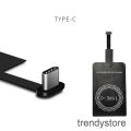 Qi Wireless Charger Adapter Charging Receiver For iPhone Samsung Andriod Type-C. 