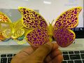 12-Piece 3D Butterfly Stickers for Decoration - Vibrant and Adhesive.
