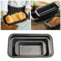 Cake mold Non Stick Pan Baking Tools Mold 5IN ,7IN ,10IN 1pc Loaf Pan Rectangle Toast Bread Mold Cake Mold Carbon Steel Loaf Pastry Baking Bakeware DIY.