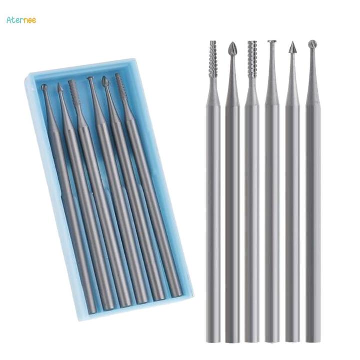 （New）6pc Routing Router Grinding Bit et Burr Milling Cutter Rotary Tool 1.0mm