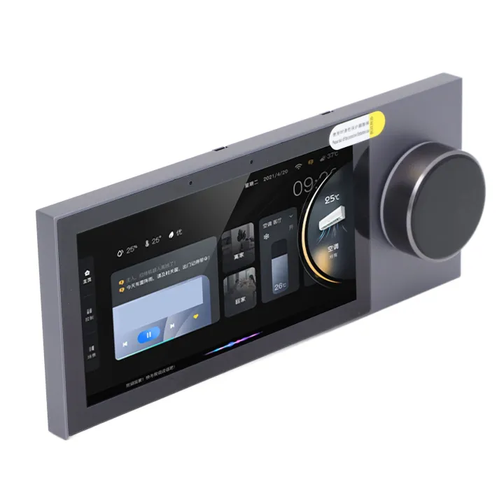 6 Inch Smart Home Control Panel Knob Voice Control For Tuya Smart Home ...