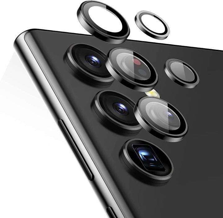 itel S26 Ultra Metal Ring Glass camera Lens Protector Metal Camera Ring