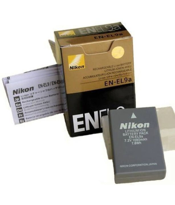 Nikon EN-EL 9a Rechargeable Lithium-Ion Battery