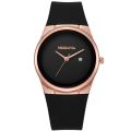 Quartz Watch Silicone Strap Student Watches Minimalist Fashion Women's Fashion Calendar Wristwatch. 