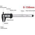 2kinds Black 100mm/150mm LCD Digital Electronic Carbon Fiber Vernier Caliper Gauge Micrometer Measuring Tool.