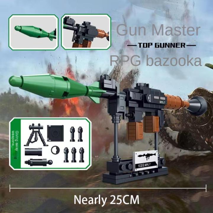 Lego%20weapon%20WW2%20Gatling%20Gun%20AWM%20Sniper%20Rifle%20SWAT%20Weapon%20Model%20Building%20Blocks%20Toy%20Bricks%20Set%20Kids%20Boys%20Gifts%20-%20Image%203